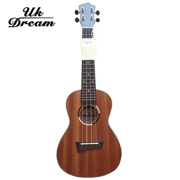 

Ukulele Small Guitar Sapele 23 inch Open Knob Musical Stringed Instruments 4 Strings Guitar 17 Frets Ukulele Guitars UC-QUE1