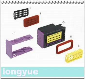

longyue 10 Kit 24p ECU connector kit ontains the terminal new