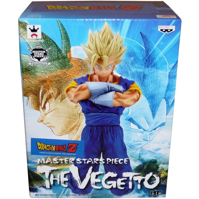 Японского аниме "Dragon Ball Z Кай" Оригинал Banpresto мастер звезды Пьеса (MSP) фигурки-vegetto Супер Saiyan