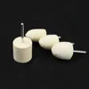 4 pcs OD 20-16mm Wool Felt Bobs 3mm Shaft Mounted Point Metal Plastic Mould Fine Polishing ► Photo 1/5