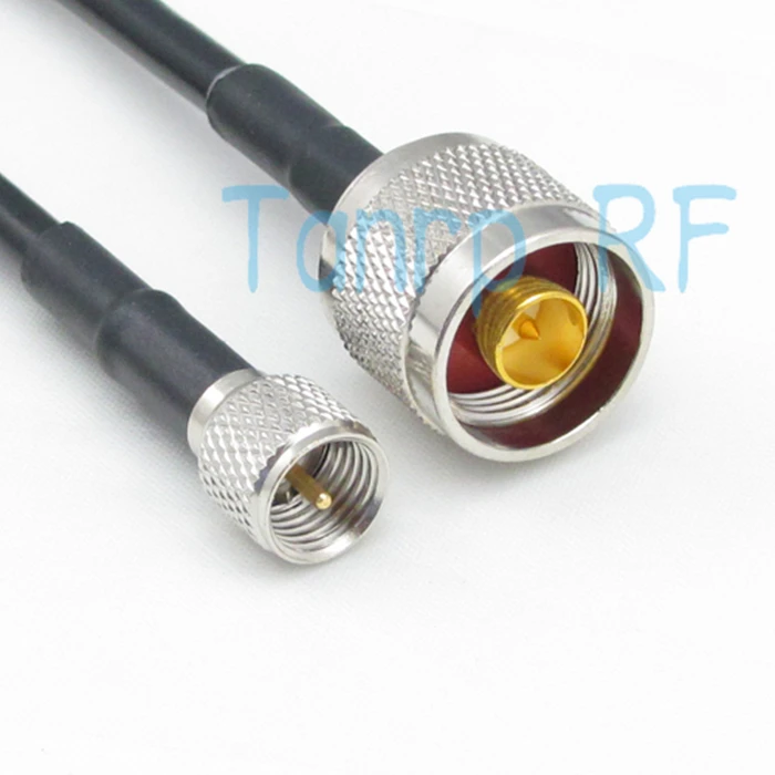 US MADE RG-316 PL259 UHF male to PL259 male RF Pigtail Coax Jumper Cable 25 ft