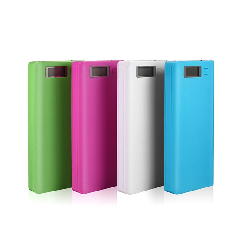 

8x18650 DIY Battery Bank Portable Battery Shell Box Case DIY KIT Digital LCD Display Powerbank 18650 Protector Case No Battery