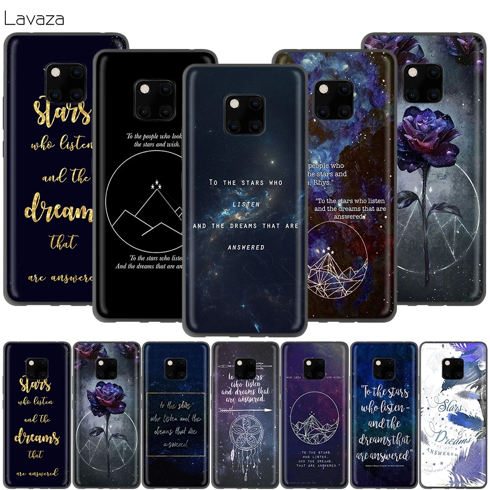 

Lavaza A Court of Mist and Fury Sarah J Maas Case for Huawei Honor 10 9 8 8x 8c 7x 7c 7a Note Nova 3 3i Lite Y9 Y7 Y6