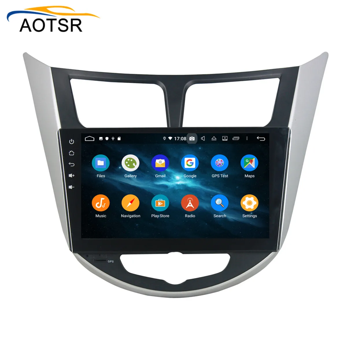 Автомобильный dvd плеер DSP 4G + 64G Android 9 0 для hyundai Verna /Accent /Solaris 2011 2012 GPS навигация