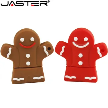

JASTER New cookie man pendrive usb flash disk pen drive 4GB 8GB 16GB 32GB 64GB cute cartoon U disk