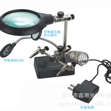 ЕС Сварка Ремонт Инструменты Стороны Пайки Припой Стенд Держатель Station Увеличительное Стекло Зажим 5 ПРИВЕЛО Вспомогательный Клип Лупа