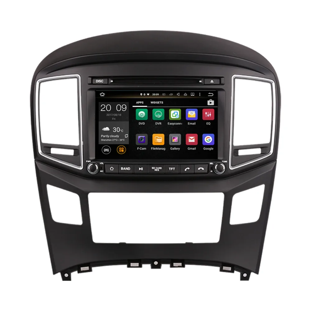 Excellent Android 8.0 Octa Core 4GB RAM Car DVD Multimedia Head Unit For Hyundai H1/Grand Starex 2016- Auto Radio Stereo Bluetooth WIFI 4