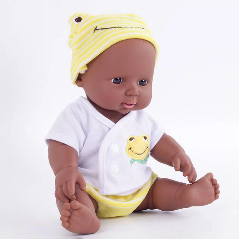 12''30cm Новорожденные африканские куклы Reborn Baby моделирование мягкие виниловые детские игрушки CheapLifelike рождественские подарки на день рождения