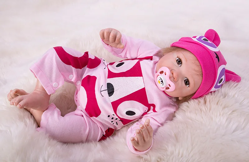 20 дюймов куклы 50 см силиконовые куклы для новорожденных с хлопковым телом, одеты в красивую одежду реалистичные куклы для новорожденных