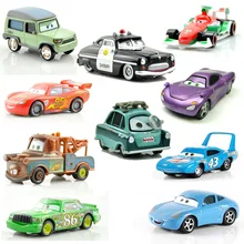 Disney Pixar Cars 2 3 цифры Молния Маккуин король Джексон Storm матер 1:55 Diecast металлического сплава Модель автомобиля Kid подарок игрушка мальчика