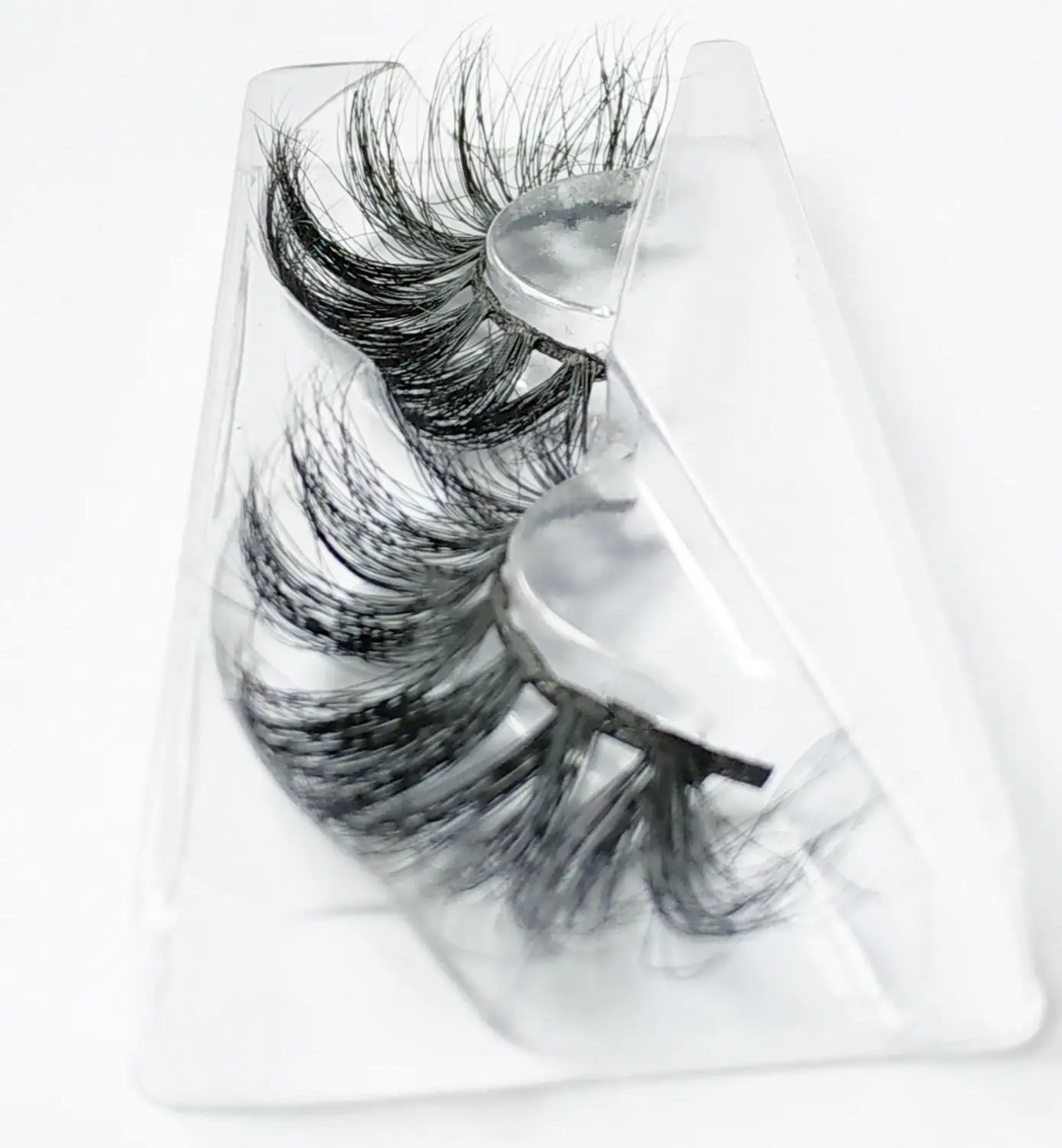 

Hexuan 100% Mink Eyelashes False Eyelashes Criss-cross Natural Fake lashes Length 25mm Makeup 5D Mink Lashes Extension Eyelash B