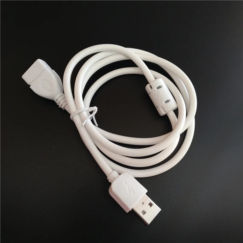 30 шт./лот USB мужчин и женщин зарядное устройство с удлинителем адаптер удлинитель шнура зарядный кабель