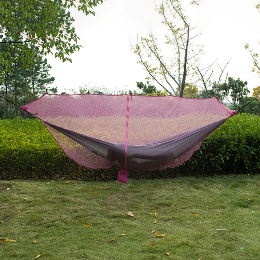 

Hook Outdoor Double Bug Mosquito Hammock Net Accessories Easy Use Single Parts Separating Lightweight Hiking Camping Tool Zipper