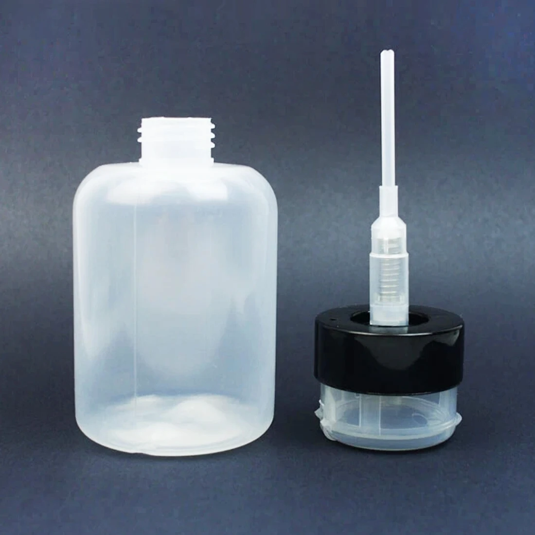 Лучший 210 мл пустые прозрачные дозатор для жидкого UV Гель лак ногтей жидкость