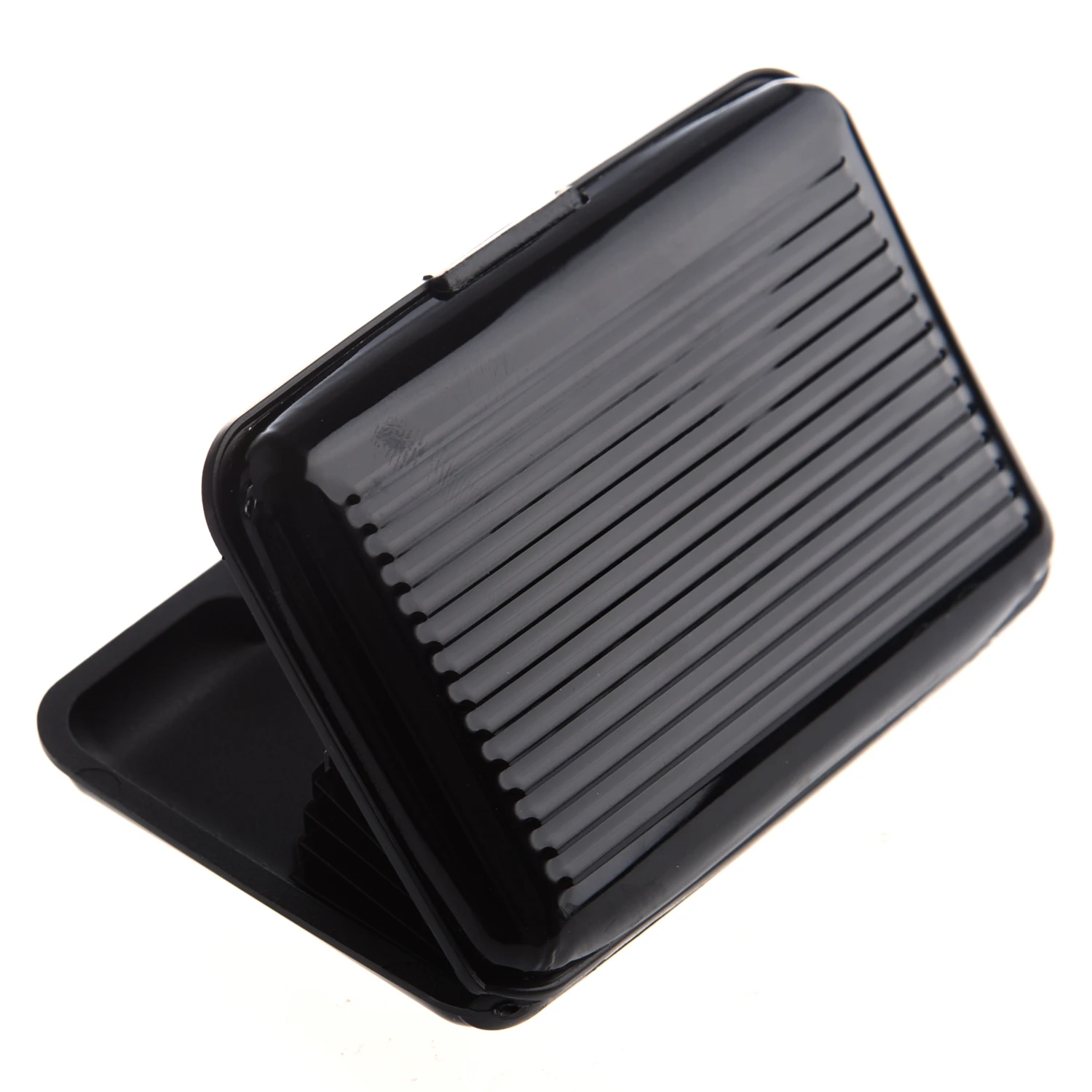 Business Id Credit Card Holder Wallet Aluminum Metal Case Box-Black | Багаж и сумки