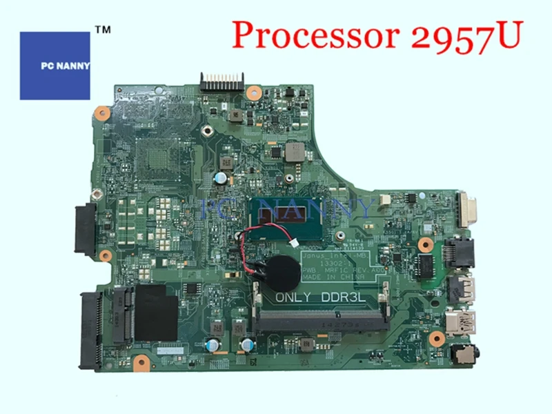 Материнская плата PCNANNY 5VTW9 05VTW9 SR1DV 13302-1 для Dell Vostro 15 3546 процессор 2957U DDR3L материнская