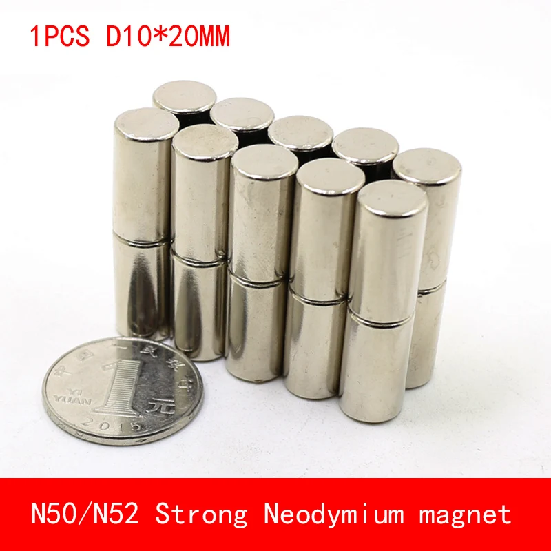 D10 * 20 мм N50 N52 мощная магнитная сила NdFeB магнит диаметр 10x20мм | Обустройство дома