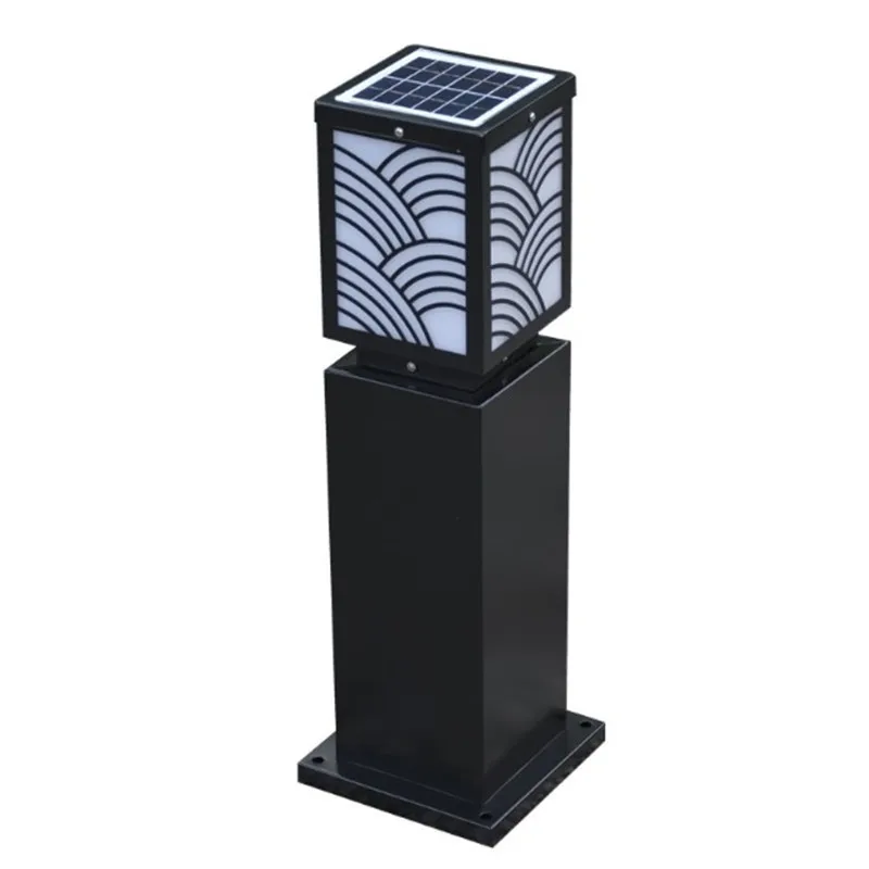 Garden bollard lights Solar led lamp