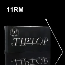 50PCS TIPTOP Premium Tattoo Needles 11RM Disposable Sterilze 11 Round Magnum Curved Tattoo Needles Free Shipping