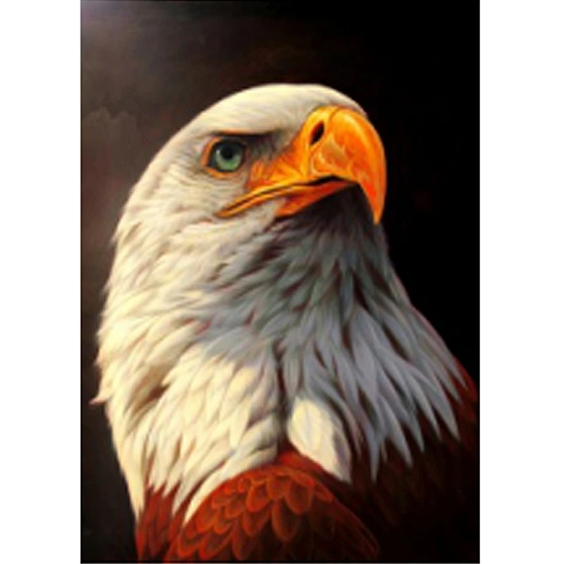 5D DIY Mighty Eagle Pictures Embroidery Diamond Painting Round Rhinestones Cross Stitch New Home Living Room Accessories Decor | Дом и сад