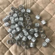 Голубиное кольцо для птиц 000001-001000 FCC, аддитивного цветового пространства(красочные 1000 шт./лот