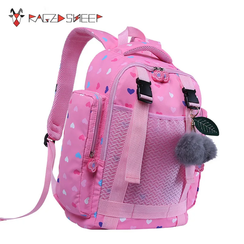

2018 New Teenager Student Backpacks Ornaments Preppy Style Soft Handle Geometric School Backpacks For Teenage Girls