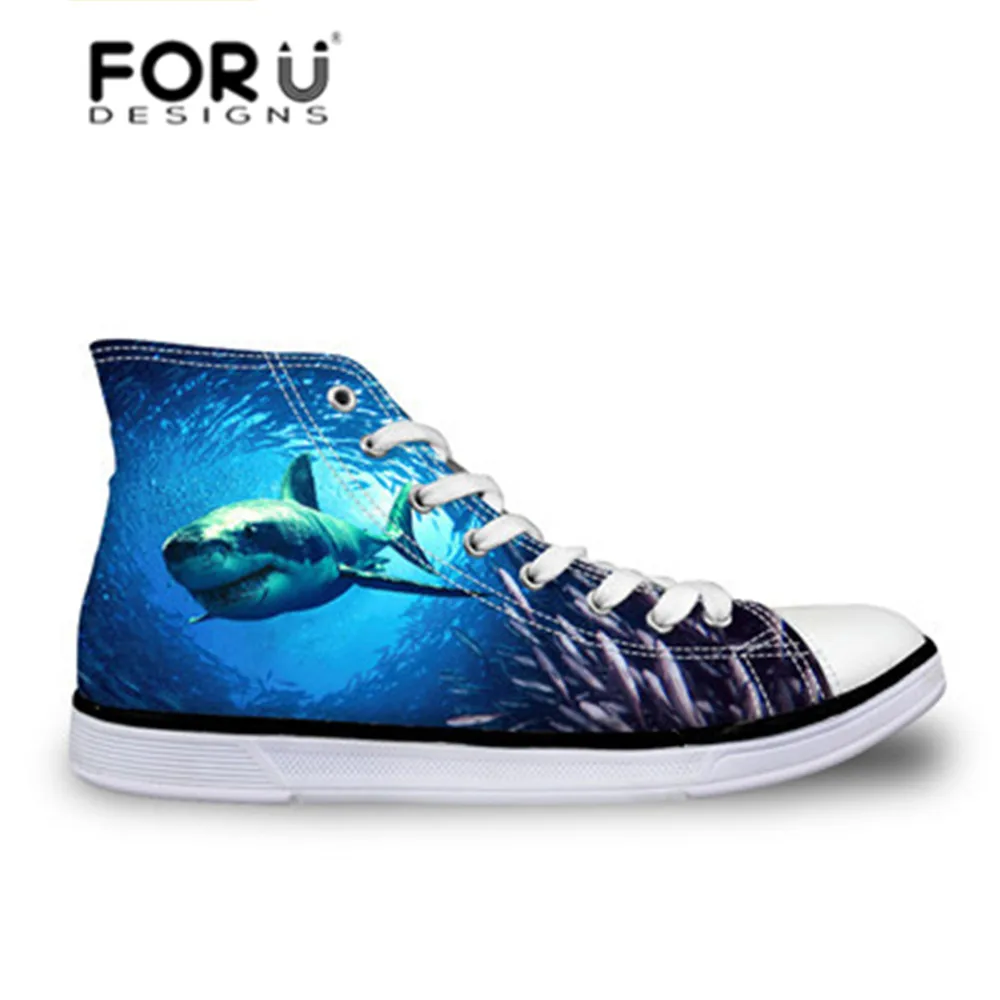 Download FOURDESIGNS Fashions High Top Canvas Shoes Woman Casual ...