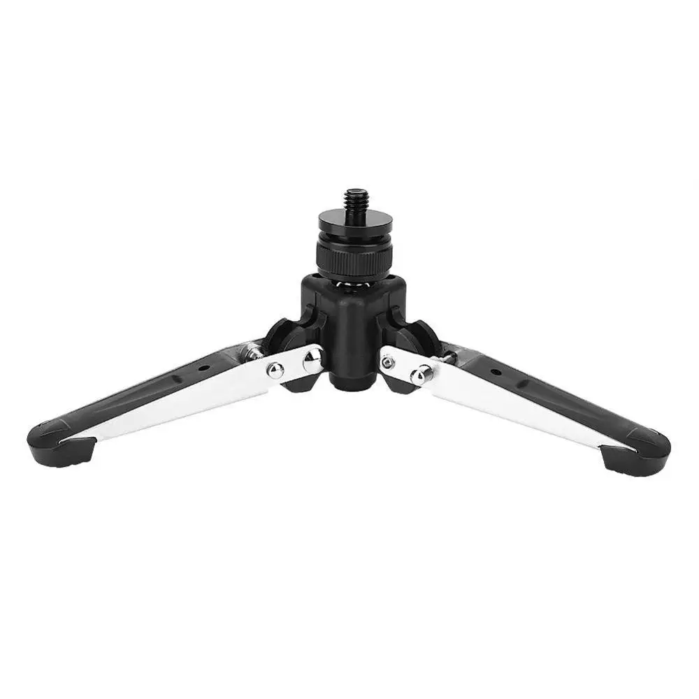 

Universal Monopod Stand Base, Mini Three Feet Support Stand Tripod Monopod Base with 3/8in Mounting Screw for Monopods Ballhead