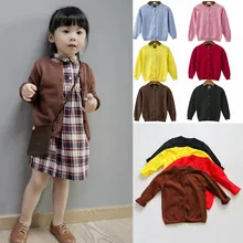 Осенняя детская одежда с круглым вырезом Повседневное Свитера для девочек Обувь для мальчиков женская одежда pull Enfant GARCON для девочек хлопковая верхняя одежда милый бренда пальто