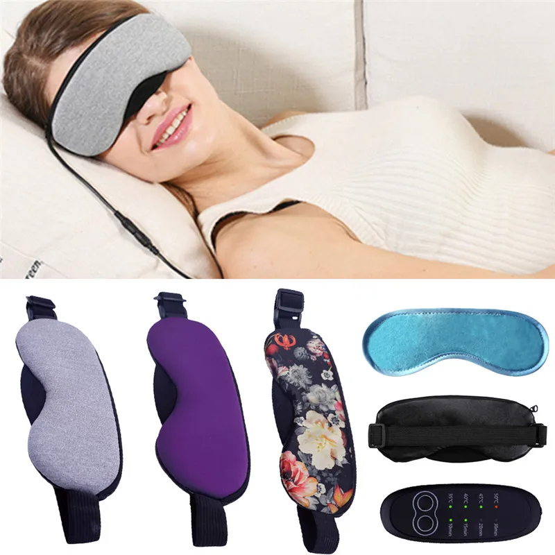 Новая терморегулирующая Паровая хлопковая маска для глаз, сухая, утомляющая, компрессионная, USB, горячие подушечки, Уход за глазами, горячая Паровая маска для глаз