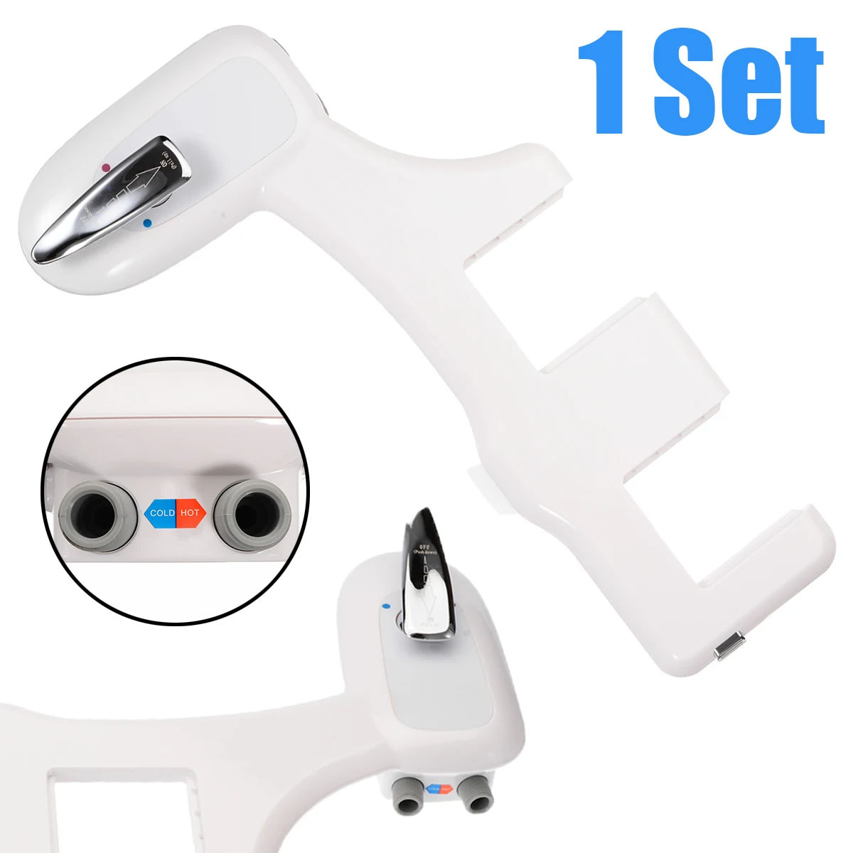 Goede Niet Elektrische Warm En Koud Water Bidet Toilet Seat Attachment Mayitr Badkamer Wassen Pistool Zelfreinigende Noozle Hot selling