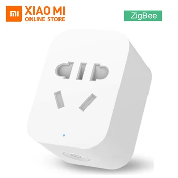 

Original Xiaomi Mi Smart WiFi Socket Zigbee Version APP Remote Control Timer Power Plug Power Detection Plug Work with Gateway