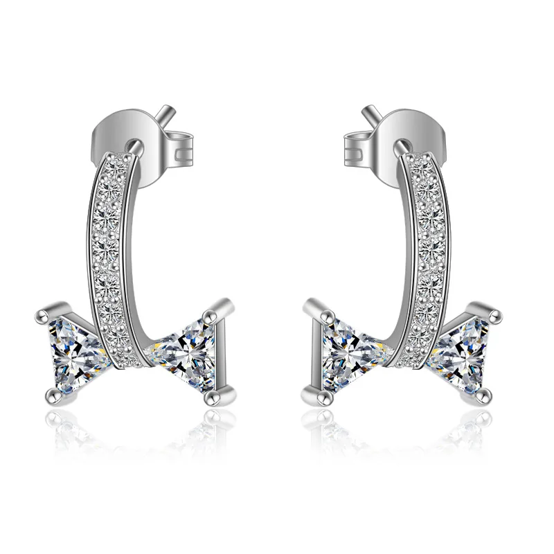 

PATICO Crystal Earrings Rose Gold Color Stud Earrings Jewelry Made with AAA Austrian Crystal Wholesale Top Quality Brincos