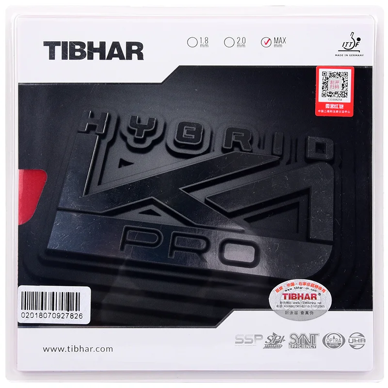 Tibhar Высококачественная гибридная губка для настольного тенниса Pro K1