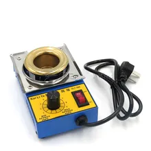 220 В регулировка температуры без свинца, расплавленная Оловянная плита 38 мм маленький 100 Вт из нержавеющей стали титановое покрытие паяльная машина для флюса