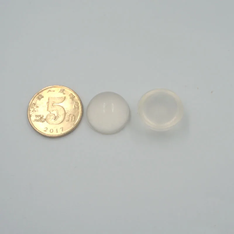 Door Stopper 16MM Dia 8MM Thickness Silicon Rubber Kitchen Cabinet Self-Adhesive Damper Pad Furniture Hardware 4