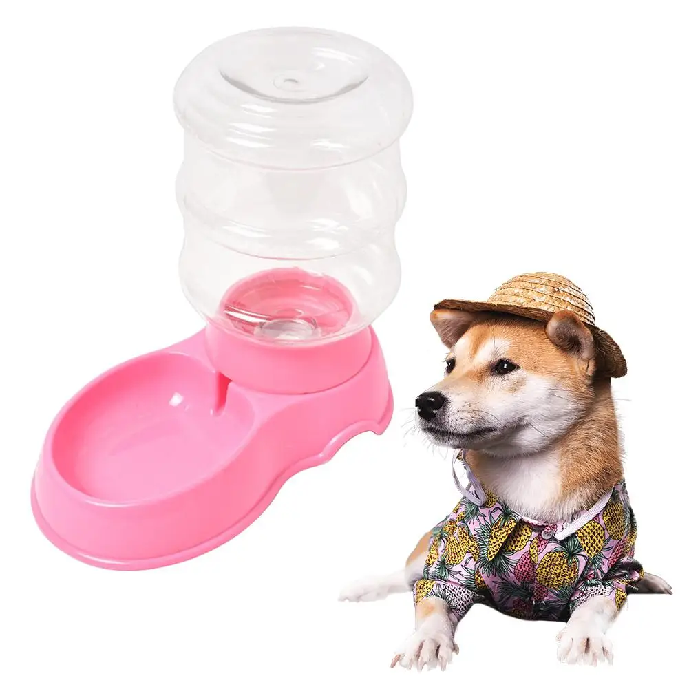 

TPFOCUS Automatic Water Dispenser Stand Feeder Food Bowl Self-fed Feeder for Dog Cat 500ml Drinking Food Bowl Self-fed Feeder