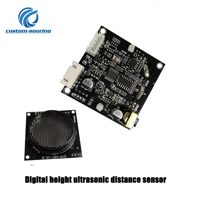 

High Precision 100-8000mm 50KHZ Ultrasonic Ranging Sensor Digital height ultrasonic distance sensor 5-12V Range Sensor