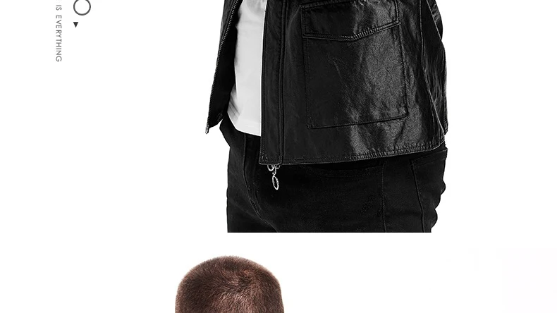 BOSIBIO, модная мужская кожаная куртка, приталенная, с карманами, весна-осень, Мужская черная мотоциклетная куртка, Новое поступление 9209