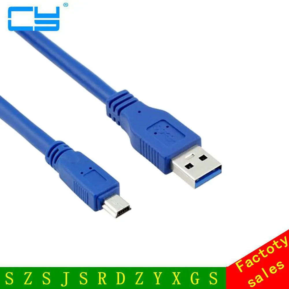USB 3 0 A папа AM на Mini 10pin USB3.0 кабель м 6 1 5 8 фут 2 фута футов 10 метров | Компьютеры и офис
