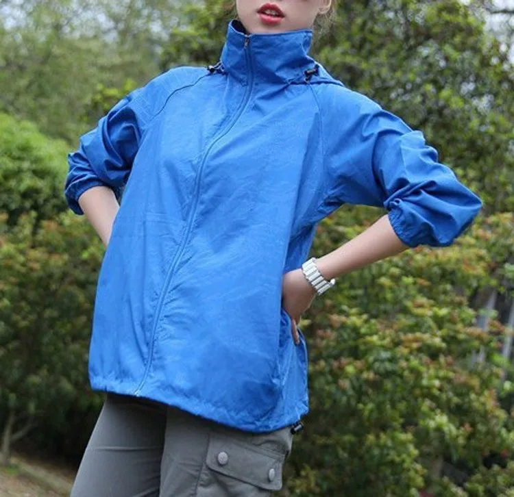 Quick Dry Hiking Jackets Waterproof Sun-Protective Outdoor Sports Coats Windbreaker Sadoun.com