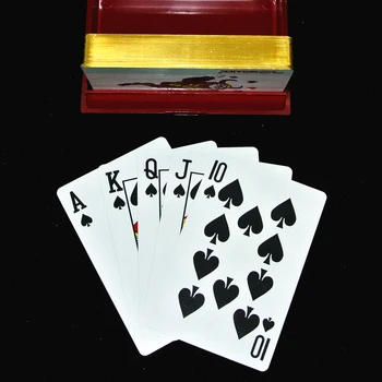 

PVC Waterproof Poker Cards Gold Edge Gambling Poker Cards 58*88mm