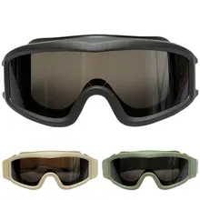 Чёрный; коричневый Кемпинг Пеший Туризм Армейский Зеленый Airsoft тактические, тактические очки солнцезащитные очки армии Airsoft Пейнтбол Очки