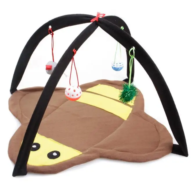 Кошачьи игрушки для Кроватки Pad Одеяло Кошкин дом котенок игровой коврик гамаки спальная палатка мебель игры флисовые теплые забавные