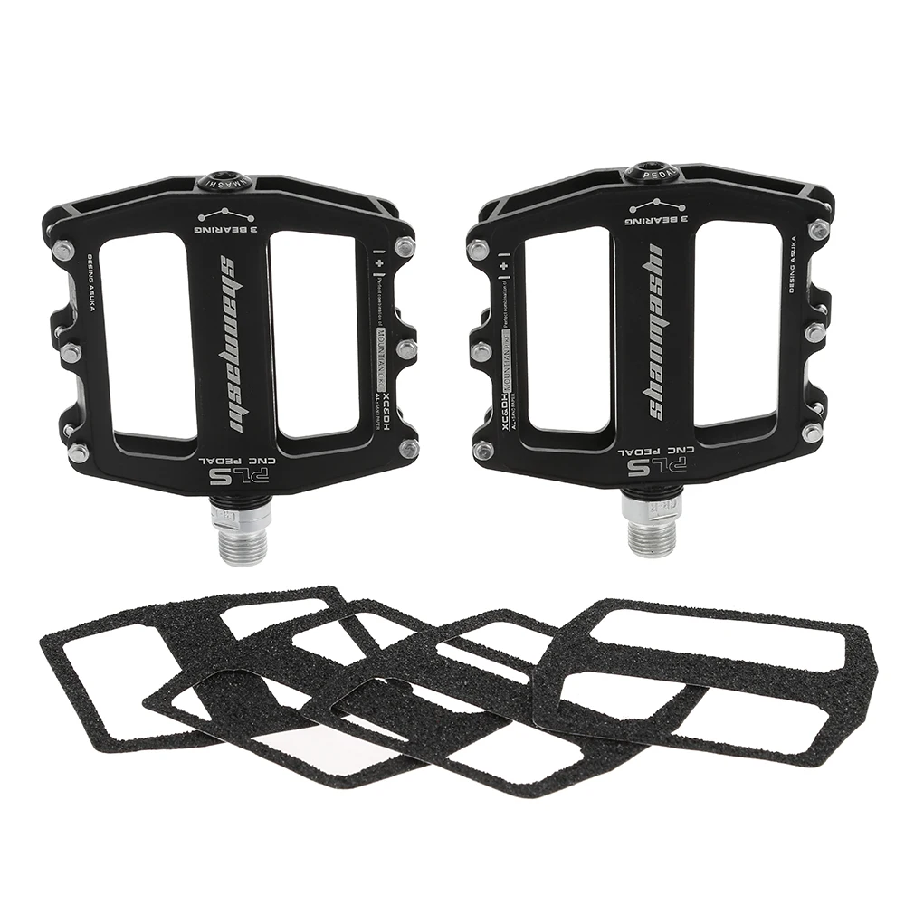 Paired Aluminum Alloy Three Bearings Anti slip Mountain Bike Pedalin Bicycle Pedal from Sports