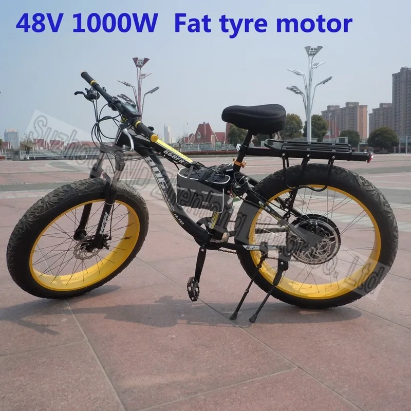 Sale Fat tyre snow bike 26*4 inch rear spoke hub motor 48V 1000W G-M050 0