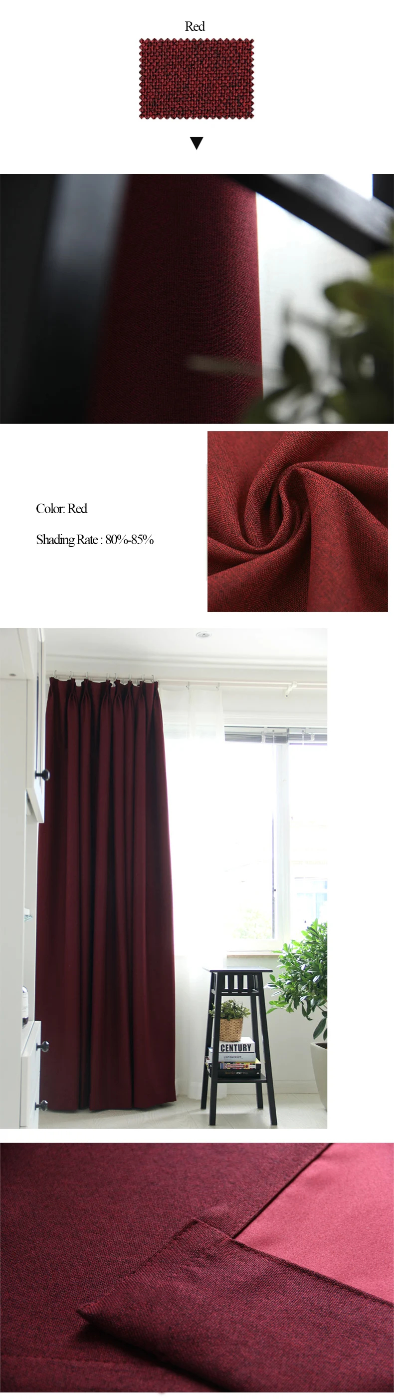JIANIW сплошной цвет обработка окна теплоизолированные гостиной затемнение шторы/шторы для спальни на заказ