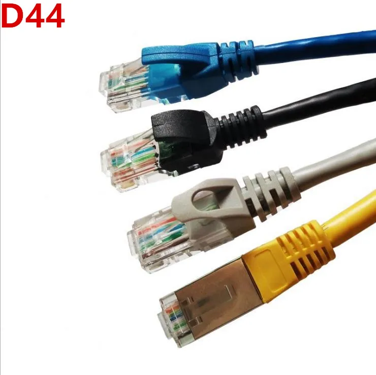 Многожильных неэкранированный компьютер сетевой кабель многоцветные RJ45 бескислородной меди cat5e витая пара сети джемпер