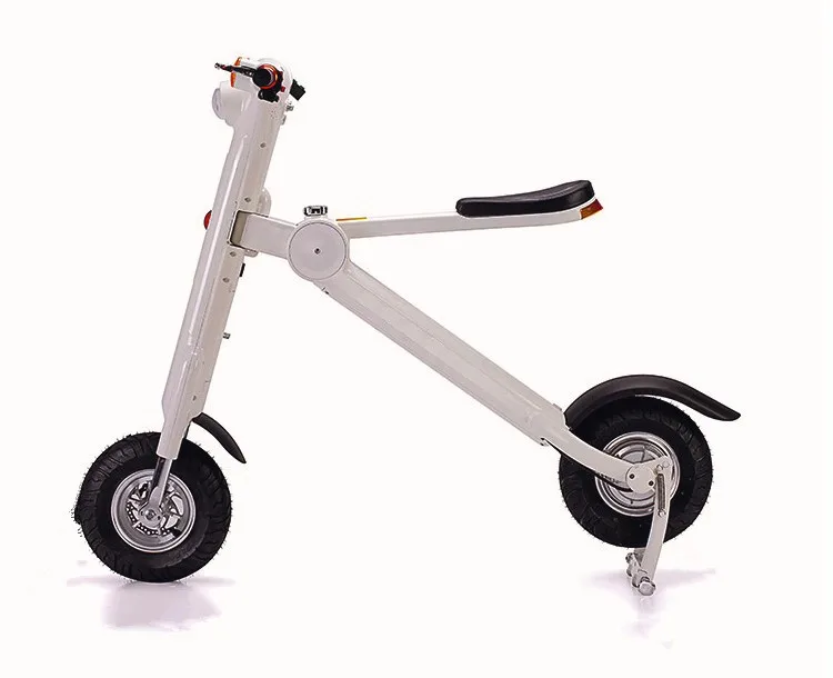 Clearance 2016 new style 350w 48v 8inch folding waterproof shock absorption folding mini Electric Scooter 4