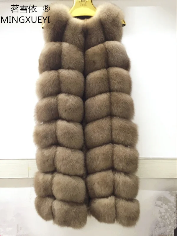 

Sable imitation fox fur vest vest 90CM long clothing fashion beautiful Free Shipping